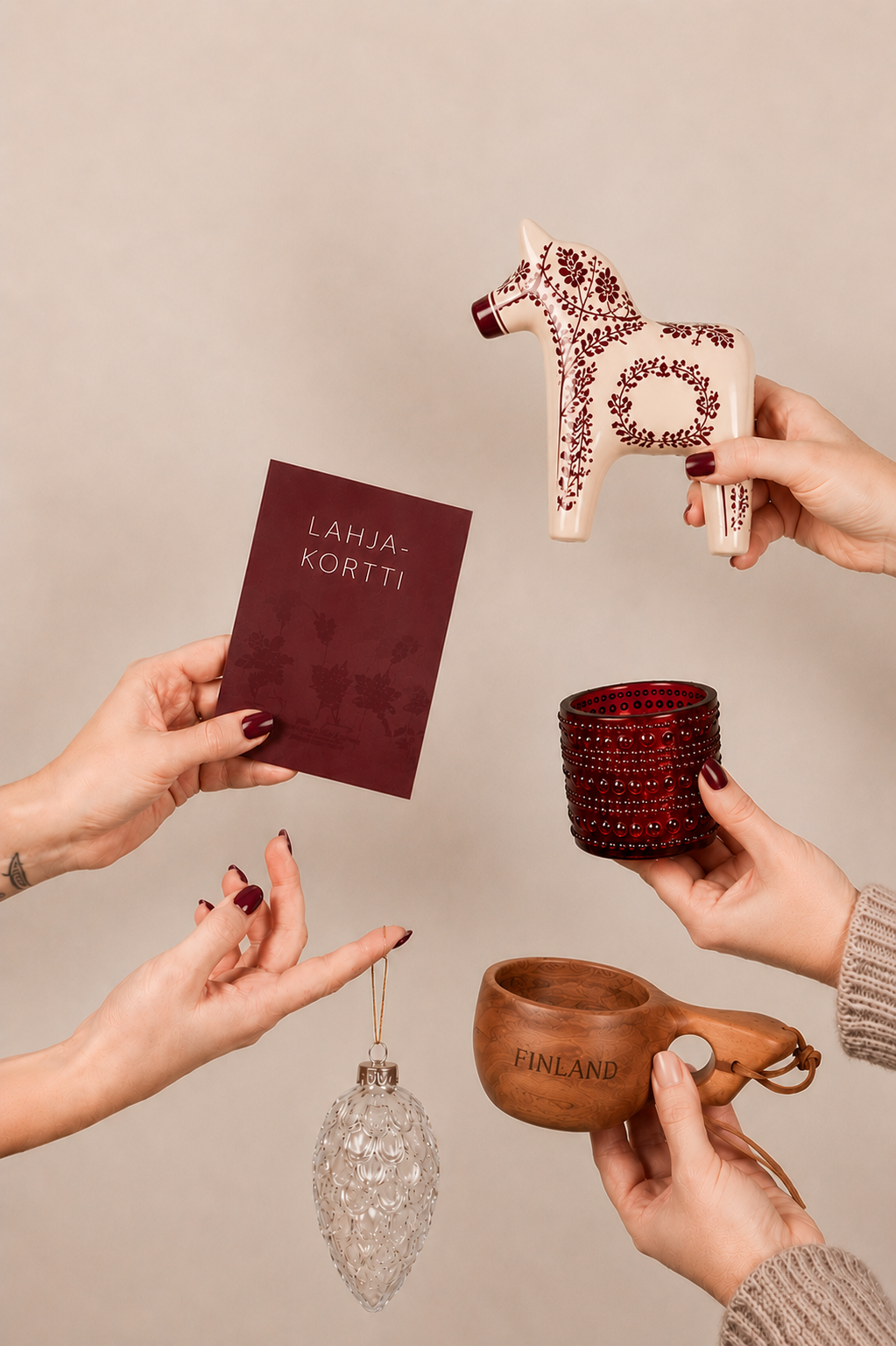 PIX Studio gift certificate with Finnish design objects